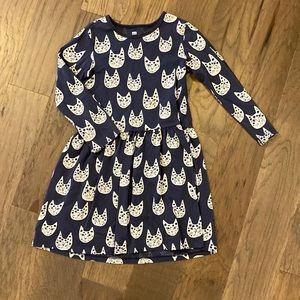 Grey Cat Dress by Tea Collection